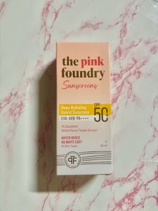 The Pink Foundry Sunscreen SPF 50🧡