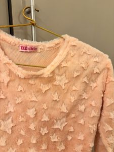 Pink Fur Starry Top