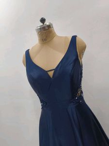 Elegant Navy Blue Dress