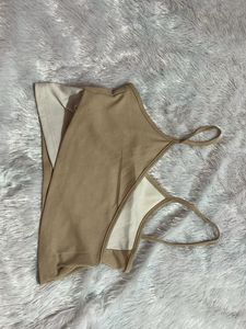 Tan Spaghetti Strap Top