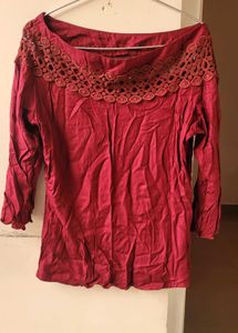 Maroon Top