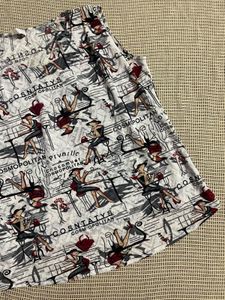 Printed Designer Back Top