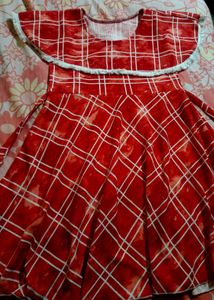Red Plaid Mini Dress