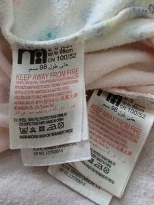 Butterfly Set of two mother care nighties for Kids