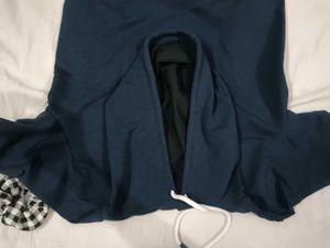 Y2k Blue Harvard Harry potter hoodie