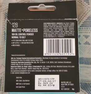 Maybelline Matte + Poreless Powder