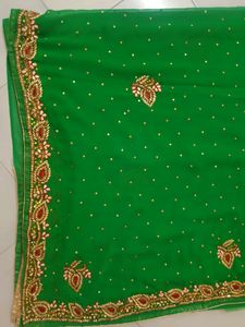 Saree Fully Worked With Blouse