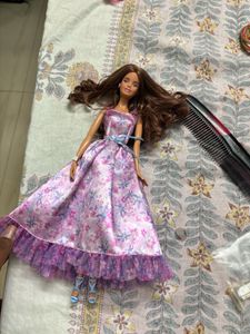 Vintage Floral Barbie Dress