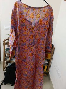 Floral Print Kurta
