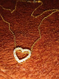 Gold Heart Pendant Necklace