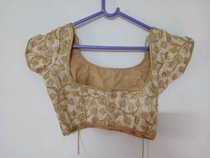 Golden Embroidered Blouse