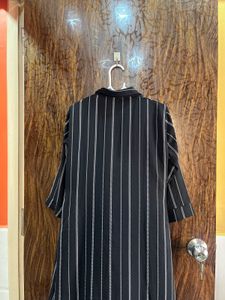 34 bust black shirt dress for women