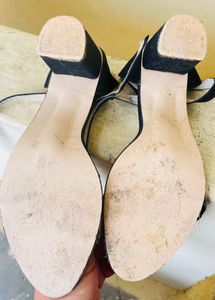 Black Ankle Strap Heels