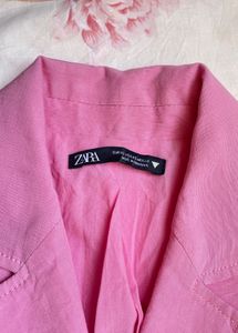 Zara Linen Blazer Dress