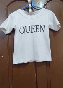 Queen Top &amp; Black Skirt Set