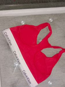 Calvin Klein Red Bra