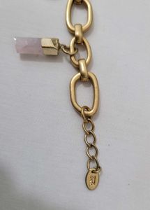 Original Zara Stone Medallion Charm Bracelet