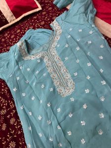 Sky Blue Palazzo Pants