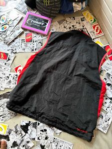 Vintage Black &amp; Red Sleeveless Vest