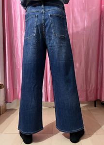 Stylish Wide Leg Denim Jeans