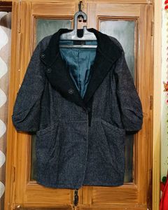 🇳🇿💫🎀Elegant Gray Wool Coat