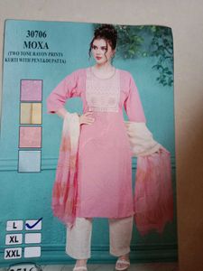 Kurta Pent Dupatta Totally New