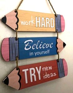 Wall Hanging With Thoughts