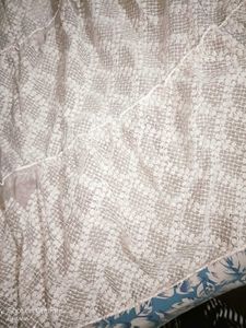 Grey Long Flared Skirt