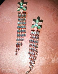 Rose Gold Fancy Diamond Earring