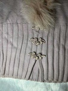 Vintage Fur Trim Cardigan