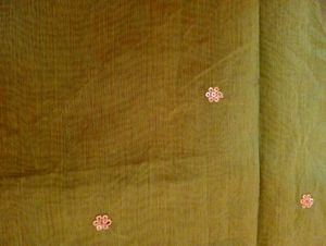 RAW POCHAMPALLY SILK KURTA MATERIAL FOR SALE !!