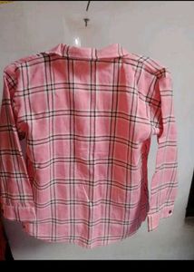 Pink Plaid Top &amp; Shrug Set