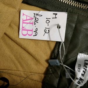 Faux Leather Pencil Skirt