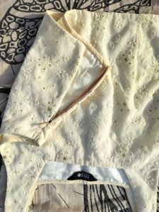 Floral Embroidered Crop Top