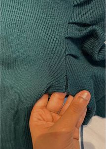 Green Fitted Top
