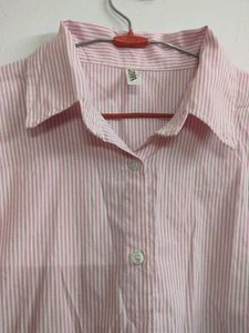 Striped Button-Down Shirt