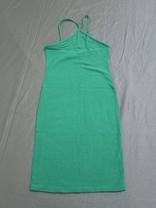 H&amp;M Green Cotton Dress