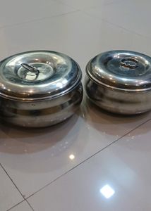 Set If 3 Stainless Steel Casserole Storage