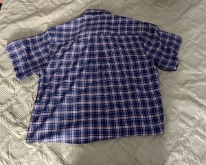Oversized Drop Shoulder Boxy Cropped Shirt