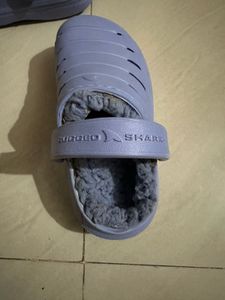 Rugged Shark Fur Lined Clogs