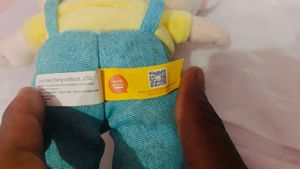 Adorable Baby Boy Plush Doll in Dungarees – Soft &amp;