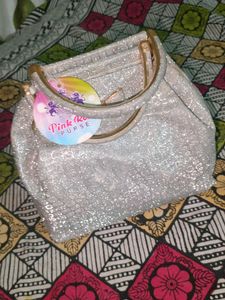 Sparkly Silver Party Purse