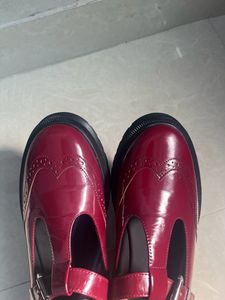 Viral Theater Cherry Red Chunky Loafers 🥀