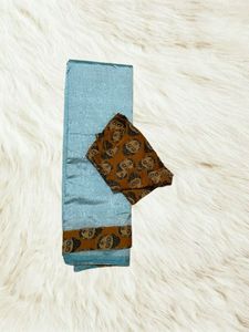 Kalamkari Saree With Blouse