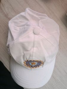 Team India Cap White Pack Of 2