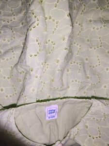 Lime Green Eyelet Dress