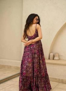 New trendy stylish printed floral dress 👗 ’