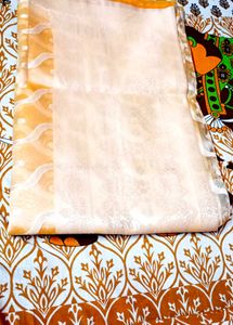 Elegant organza silk saree