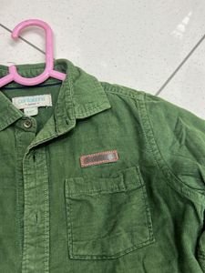 Cute Green Corduroy Shirt 👔