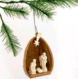 Nativity Scene Christmas Ornament - German Made